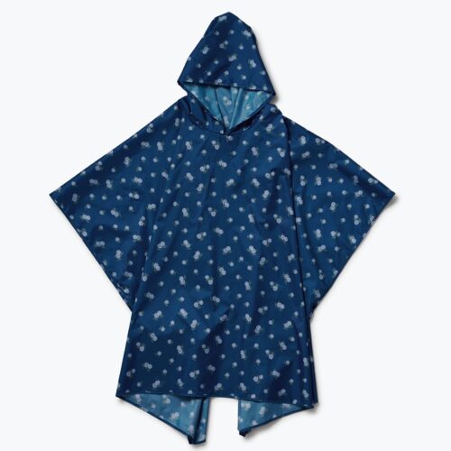 Packable Rain Poncho - Ditsy Hydrangea
