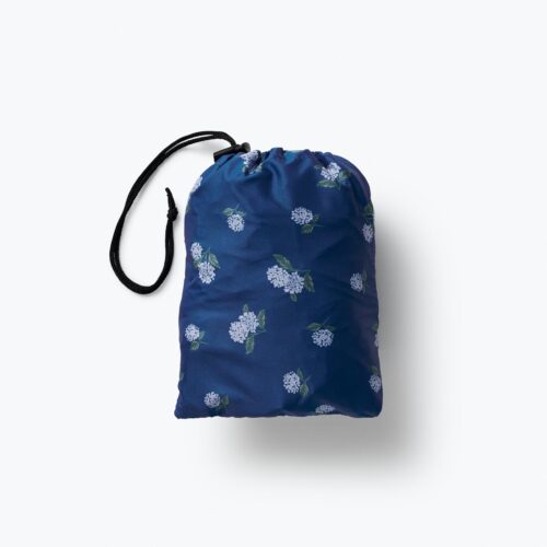 Alternative view of Packable Rain Poncho - Ditsy Hydrangea