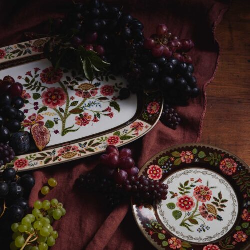 Alternative view of Large Porcelain Serving Platter - Gracie