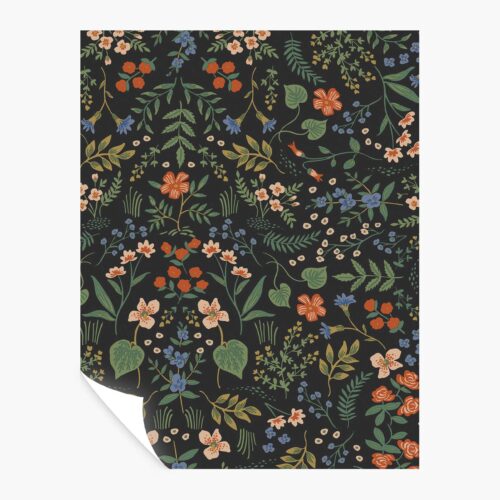 Wildwood Peel & Stick Wallpaper Sample - Black