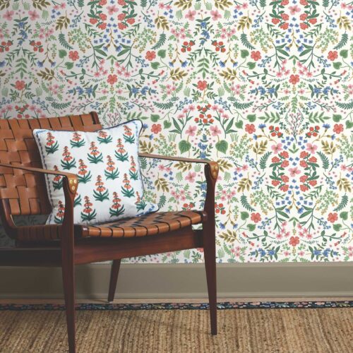 Alternative view of Wildwood Peel & Stick Wallpaper - Rose Multi