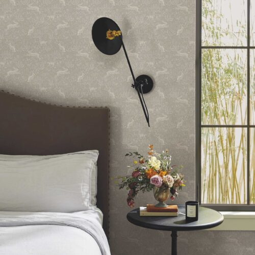 Alternative view of Fable Peel & Stick Wallpaper - Linen