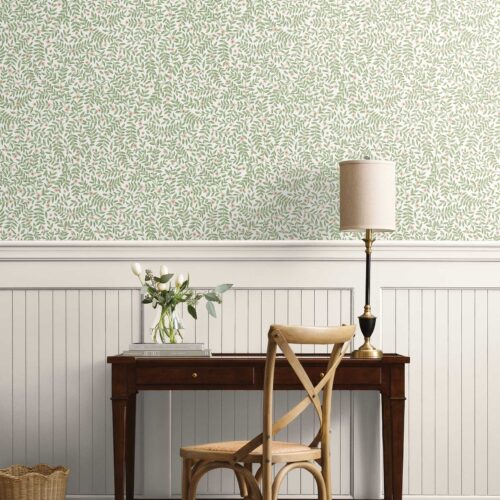 Alternative view of Elodie Peel & Stick Wallpaper - Cream