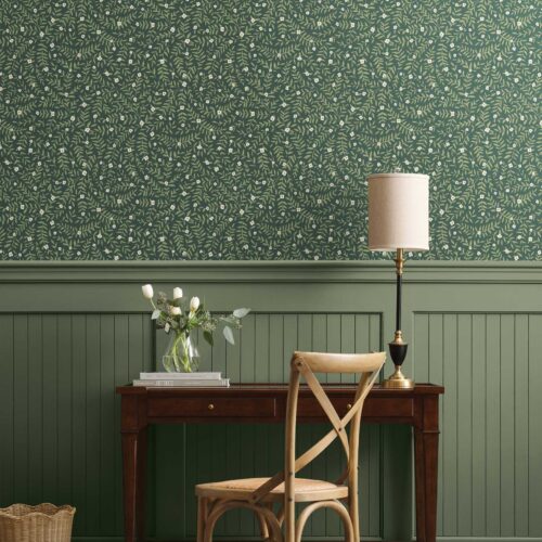 Alternative view of Elodie Peel & Stick Wallpaper - Emerald