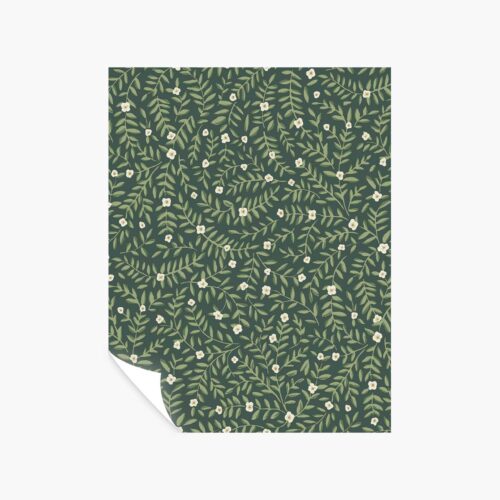 Elodie Peel & Stick Wallpaper Sample - Emerald