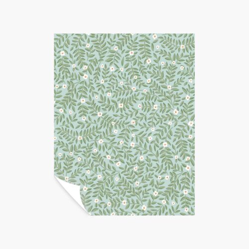 Elodie Peel & Stick Wallpaper Sample - Light Blue
