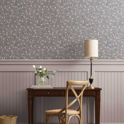Alternative view of Elodie Peel & Stick Wallpaper - Lilac