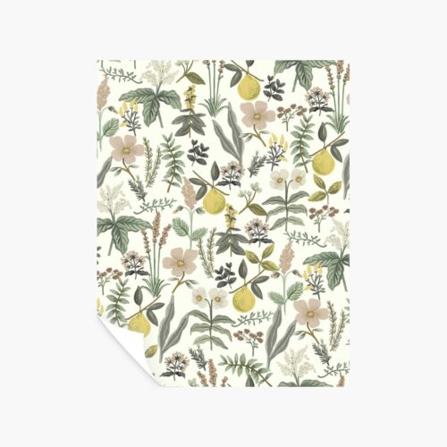 Herb Garden Peel & Stick Wallpaper Sample - Cream