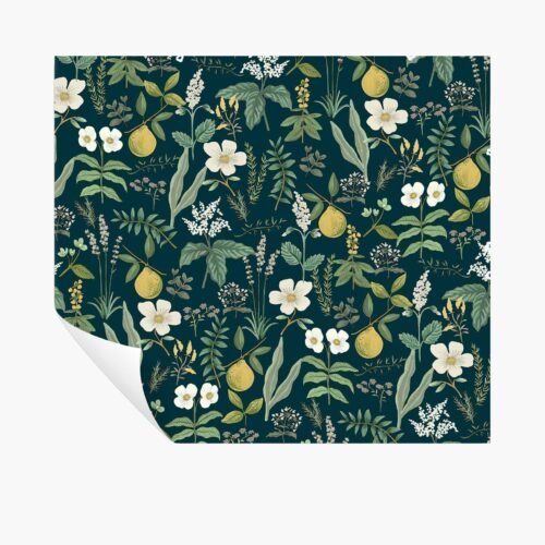 Herb Garden Peel & Stick Wallpaper - Navy