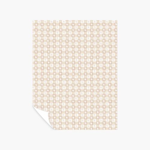 Daisy Gingham Peel & Stick Wallpaper Sample - Blush