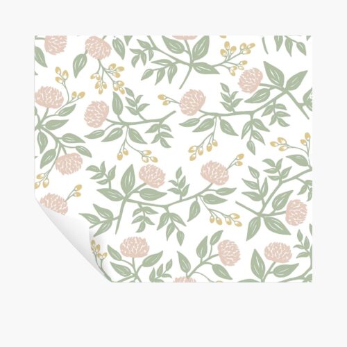 Peonies Peel & Stick Wallpaper - Blush