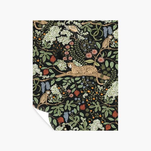 Safari Peel & Stick Wallpaper Sample - Black