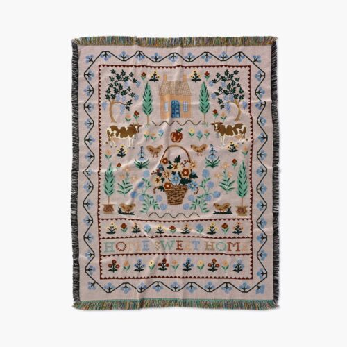 Woven Blanket - Home Sweet Home