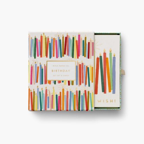 Keepsake Card Box - Birthday Candles