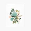 Blue Botanical Art Print