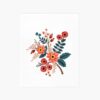 Coral Botanical Art Print