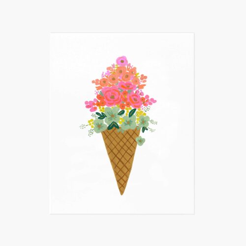 Ice Cream Cone Art Print