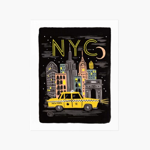 Bon Voyage NYC Art Print