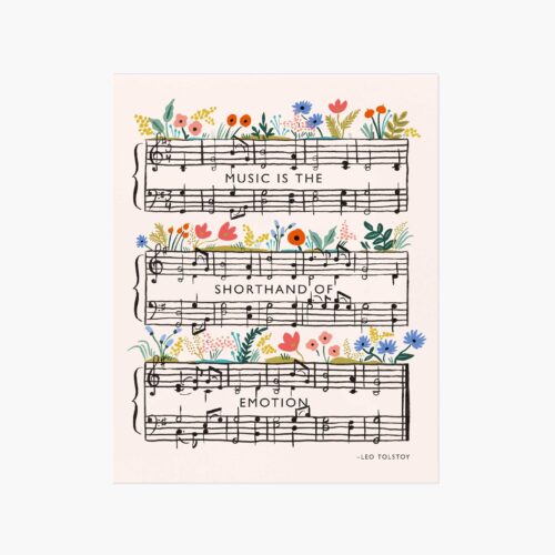 Tolstoy Quote Art Print