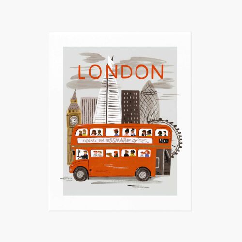 London World Traveler Art Print