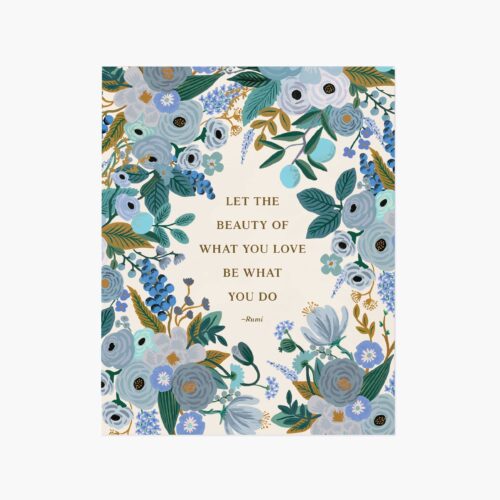 Rumi Quote Art Print