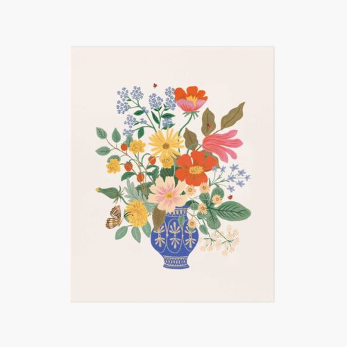 Strawberry Fields Bouquet Art Print