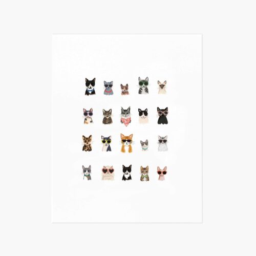 Cool Cats Art Print
