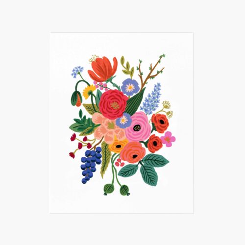Garden Party Bouquet Art Print