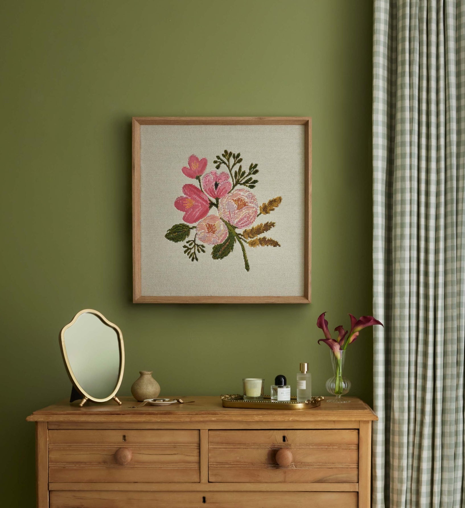 Framed Wall Art - Rose Botanical - Image 2