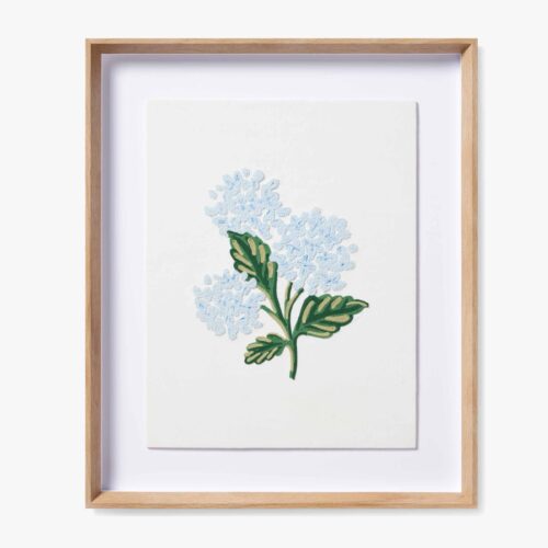 Framed Wall Art - Hydrangea Cream