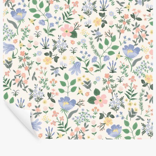 Bramble Fields Peel & Stick Wallpaper - Cream