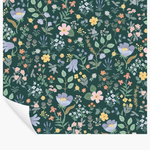 Bramble Fields Peel & Stick Wallpaper - Evergreen