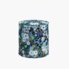 Billie Ottoman - Garden Party Blue