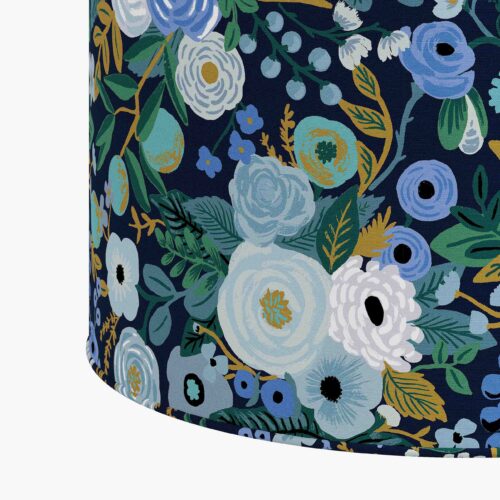 Alternative view of Billie Ottoman - Garden Party Blue
