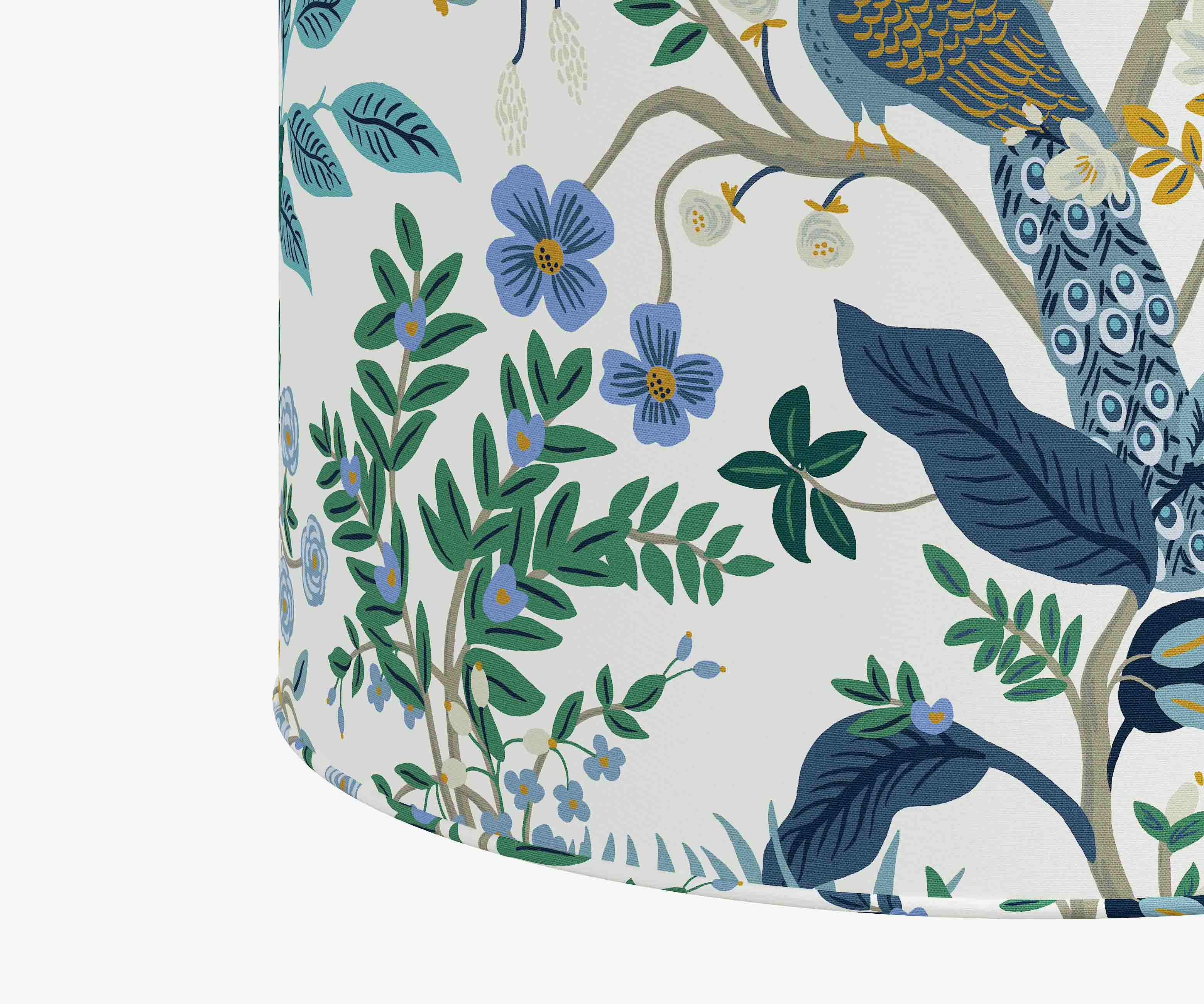 Billie Ottoman - Peacock - Image 2