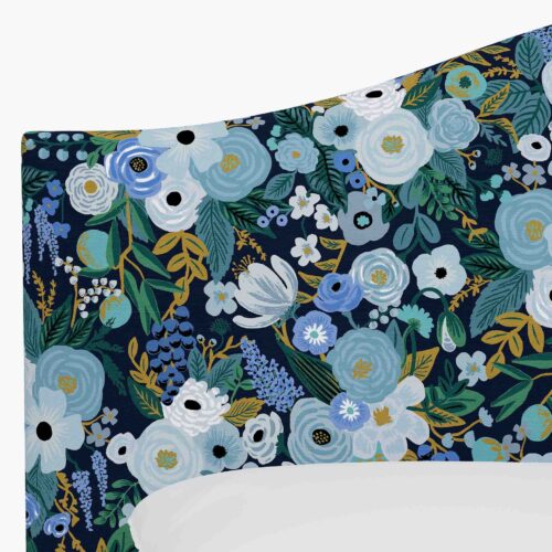 Alternative view of Mayfair Headboard - Garden Party Blue