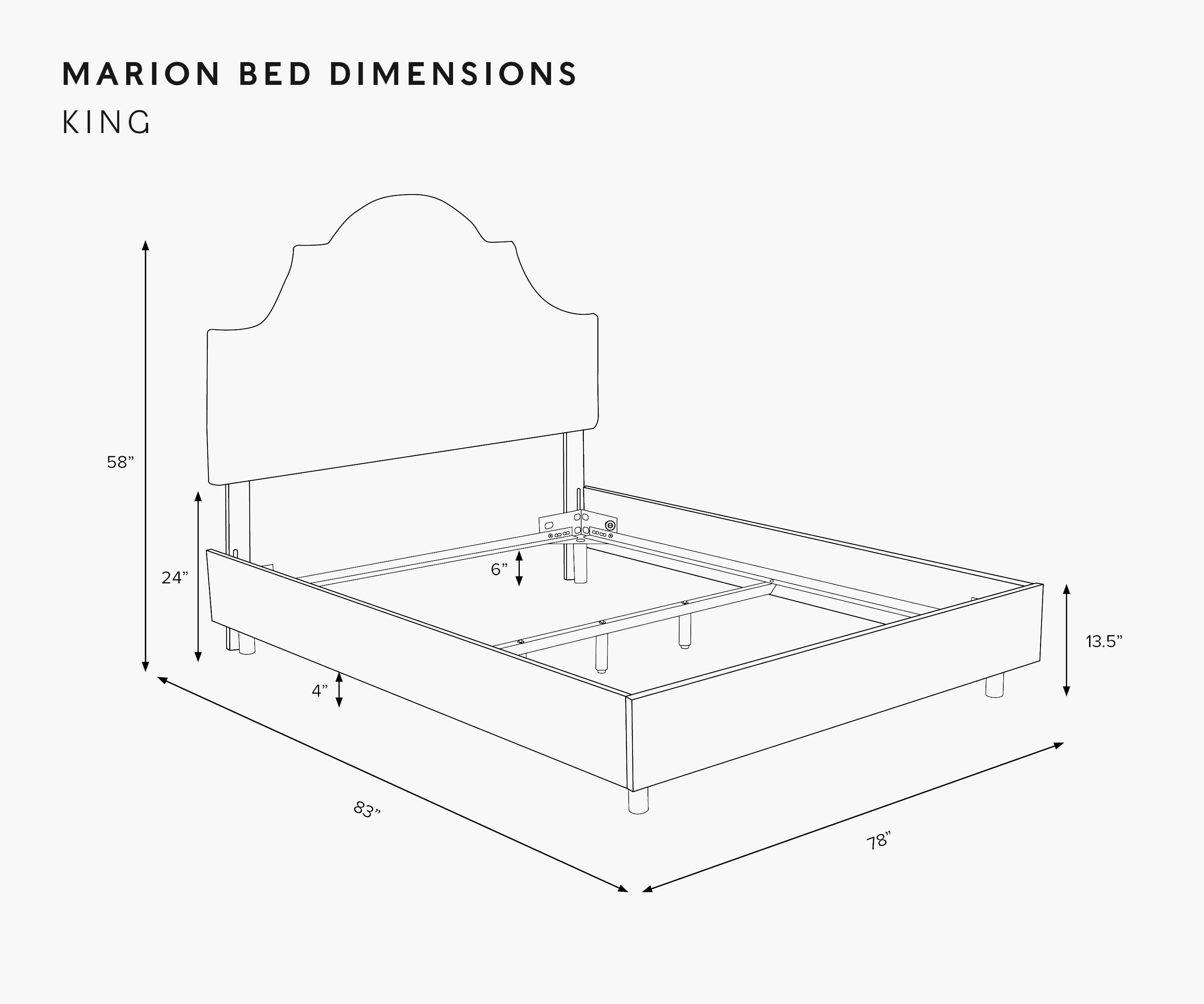 Marion Bed - Pomegranate - Image 9