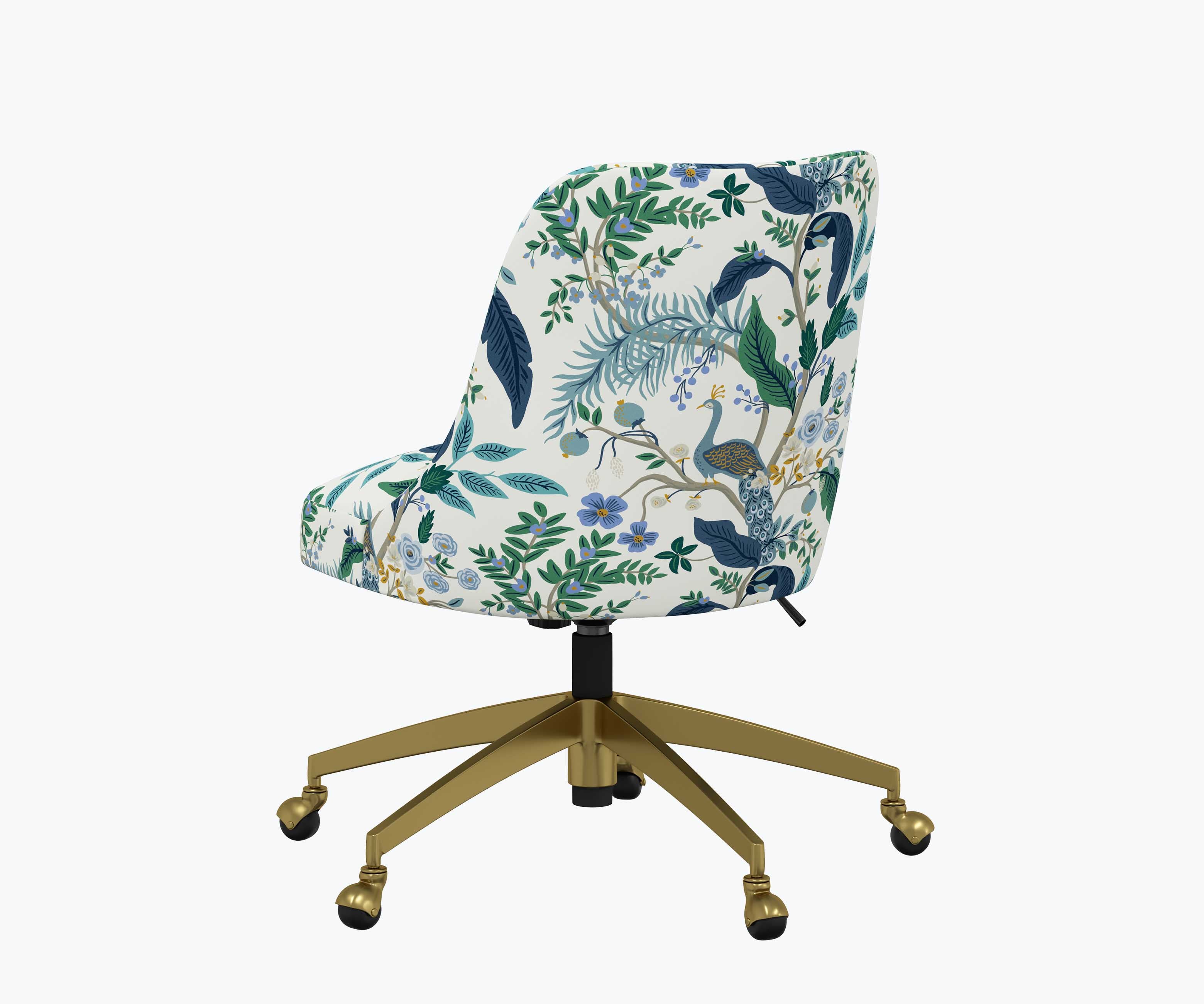 Oxford Desk Chair - Peacock - Image 5