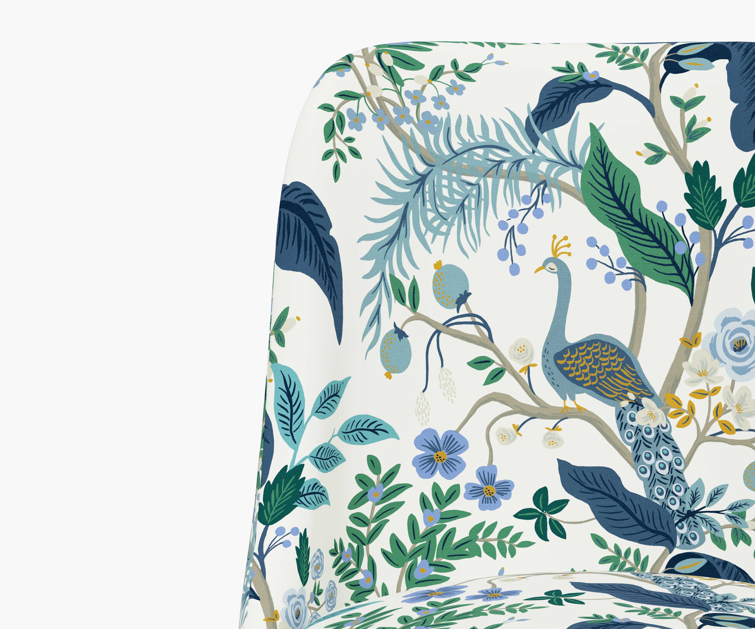 Oxford Desk Chair - Peacock - Image 2
