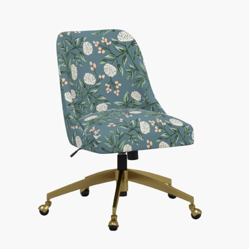 Oxford Desk Chair - Peonies