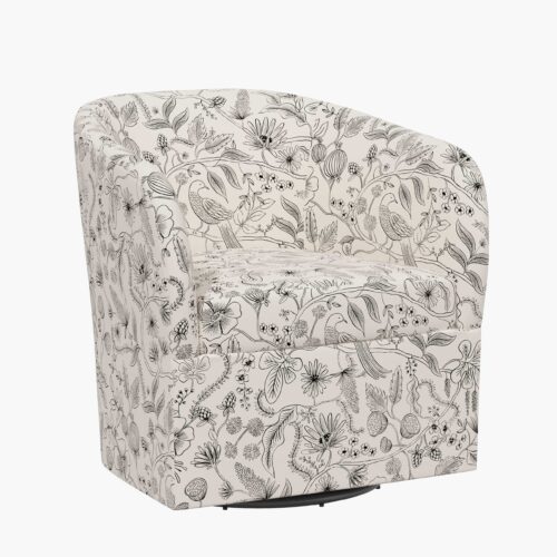 Pembroke Swivel Chair - Aviary