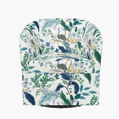 Alternative view of Pembroke Swivel Chair - Peacock