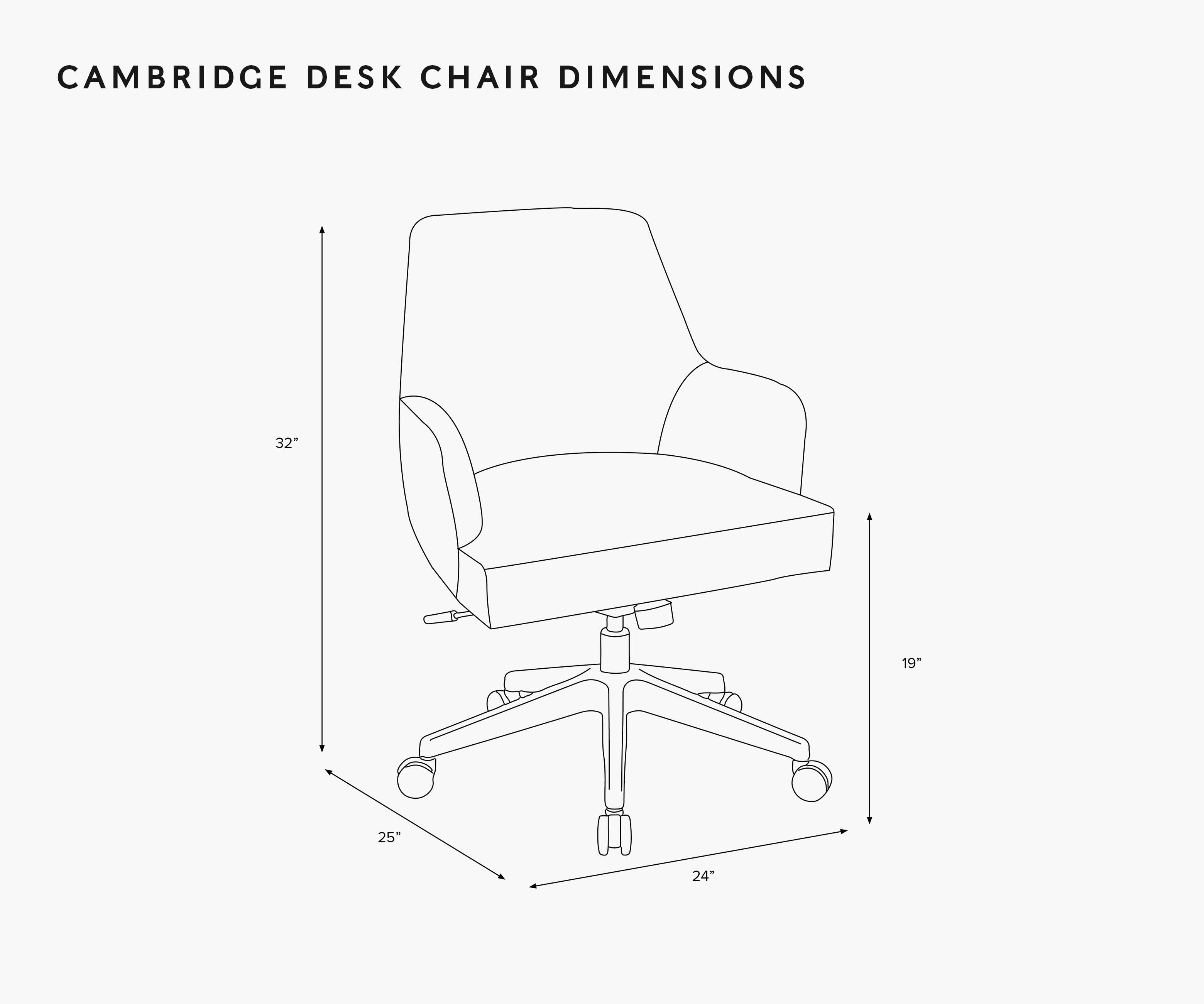 Cambridge Desk Chair - Menagerie - Image 10
