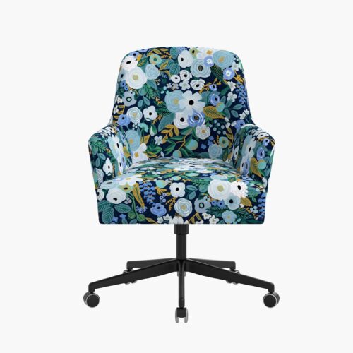 Alternative view of Cambridge Desk Chair - Garden Party Blue
