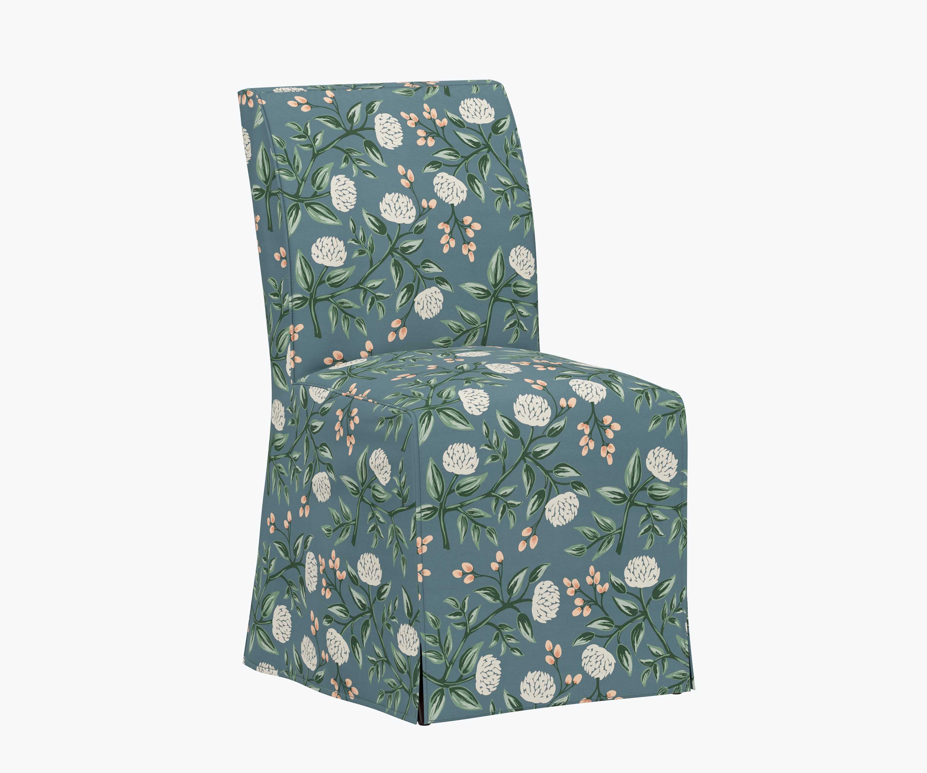 Frances Slipcover Dining Chair - Peonies