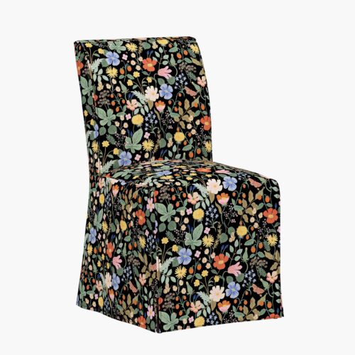 Frances Slipcover Dining Chair - Strawberry Fields
