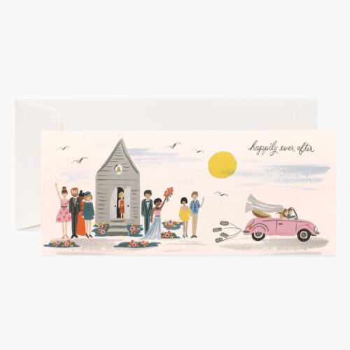 Wedding Send-Off Money Holder Card - Single Card