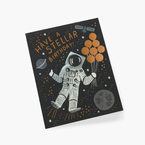 Alternative view of Stellar Birthday Card - Single Card