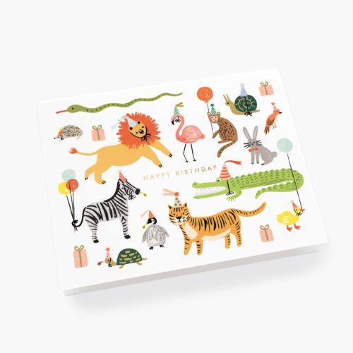 Alternative view of Party Animals Birthday Cards - Boxed Set