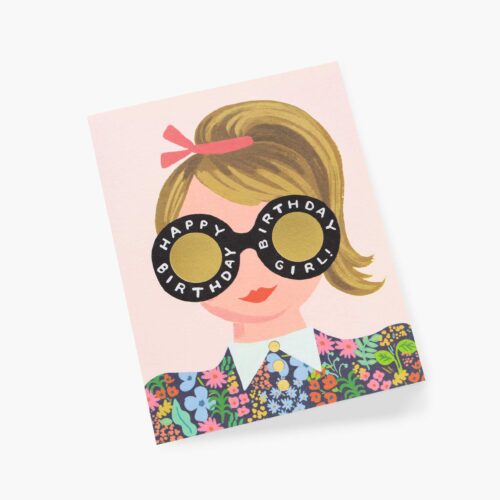 Alternative view of Meadow Birthday Girl Birthday Card - Single Card